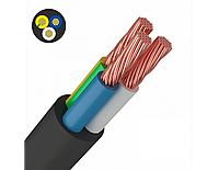 Провод ПВСнгд 3х2,5 мм² черный ЗЗЦМ ГОСТ медный гибкий Цена за 10м Отрезаем кратно 10м.