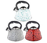 Чайник зі свистком 3 л із неіржавкої сталі Edenberg EB-1990 Чайник для індукційної плити Чайник газовий, фото 7