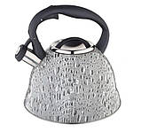 Чайник зі свистком 3 л із неіржавкої сталі Edenberg EB-1990 Чайник для індукційної плити Чайник газовий, фото 8