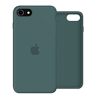 Чехол Silicone Case Full для iPhone SE2 /SE 2020 Pine green