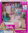 Лялька Барбі Ванна кімната Barbie Fizzy Bath GJN32, фото 7
