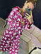 Жіночий довгий махровий халат дуже теплий зайчик із капюшоном, фото 5