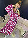 Жіночий довгий махровий халат дуже теплий зайчик із капюшоном, фото 7