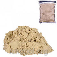 Кинетический песок 500 грамм коричневый, в вакуумном пакете