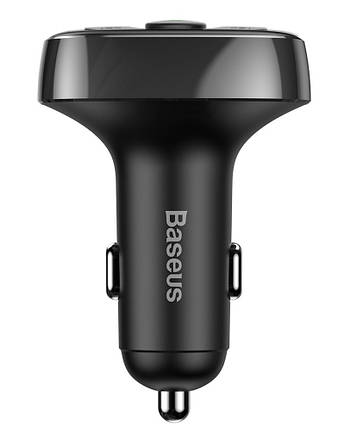 Адаптер автомобільний BASEUS S-09A, 2USB, 2.4 A, чорний, фото 3
