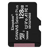 Карта пам'яті Kingston Canvas Select Plus microSD 128Gb Class 10 А1 UHS-1, фото 2