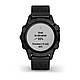 Смарт-годинник Garmin Fenix 6 Sapphire чорний DLC з чорним ремінцем плетеним, фото 3