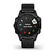 Смарт-годинник Garmin Fenix 6 Sapphire чорний DLC з чорним ремінцем плетеним, фото 4