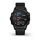 Смарт-годинник Garmin Fenix 6 Sapphire чорний DLC з чорним ремінцем плетеним, фото 8