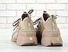 Жіночі кросівки Dior D-Connect Black бежеві. ТОП репліка ААА класу., фото 2