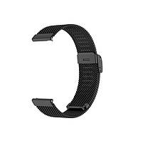 Ремінець для годинника Mesh steel design bracelet Універсальний, 20 мм. Black, фото 4