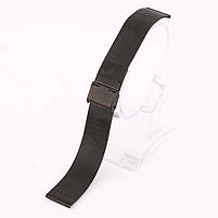 Ремінець для годинника Mesh steel design bracelet Універсальний, 20 мм. Black, фото 3