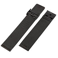 Ремінець для годинника Mesh steel design bracelet Універсальний, 20 мм. Black, фото 5