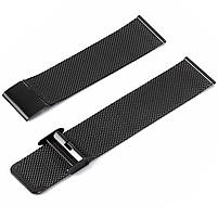 Ремінець для годинника Mesh steel design bracelet Універсальний, 20 мм. Black, фото 6
