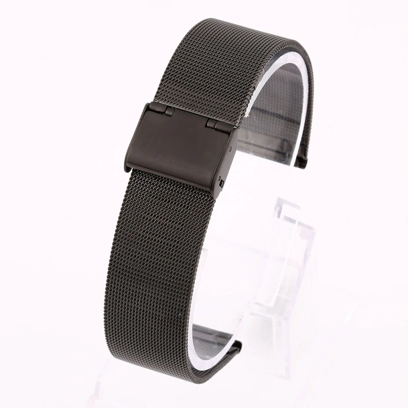 Ремінець для годинника Mesh steel design bracelet Універсальний, 20 мм. Black