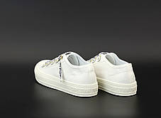 Жіночі кеди кросівки Dior Sneakers. White ТОП репліка ААА класу., фото 3