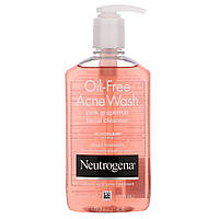 Neutrogena, Oil-Free Acne Wash, Pink Grapefruit Facial Cleanser, 9.1 fl oz (269 ml), оригінал