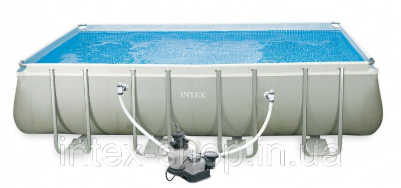 Каркасний Басейн Intex 54982/28352 (549x274x132cм) + Пісочний Насос Intex 56686 у коплекті
