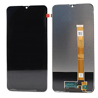 Дисплей (екран) для Realme 3, 3i; Oppo A12, A5s, A7, чорний, із сенсорним екраном, чорний шлейф, Original