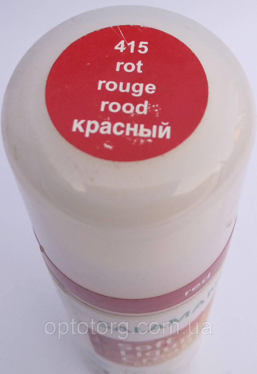 Крем-фарба рідка червона — для гладкої шкіри "Soft Liquid Cream" SALAMANDER 75 мл з воском