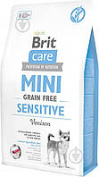 Сухой корм Brit Carе (Брит Кеа) Mini Grain Free Sensitive для собак с чуствительным пищеварением 2 кг