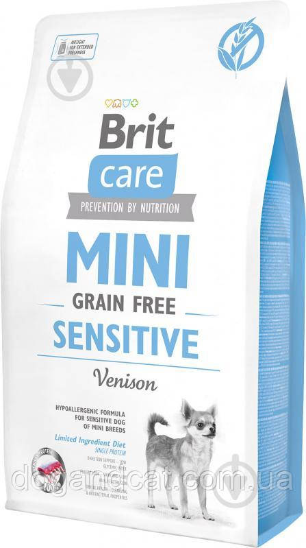 Сухий корм Brit Carе (Брит Кеа) Mini Grain Free Sensitive для собак з чутливим травленням 2 кг