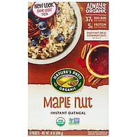 Nature's Path, Organic Instant Oatmeal, Maple Nut, 8 Packets, 14 oz (400 г) Київ