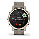 Смарт-годинник Garmin Fenix 6S Sapphire золотавий з сірим шкіряним ремінцем, фото 4