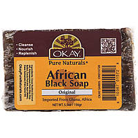 Okay Pure Naturals, African Black Soap, Original, 5.5 oz (156 g) Київ