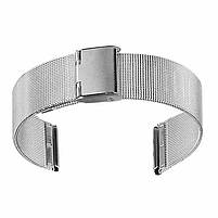 Ремінець для годинника Mesh steel design bracelet Універсальний, 22 мм. Silver, фото 7