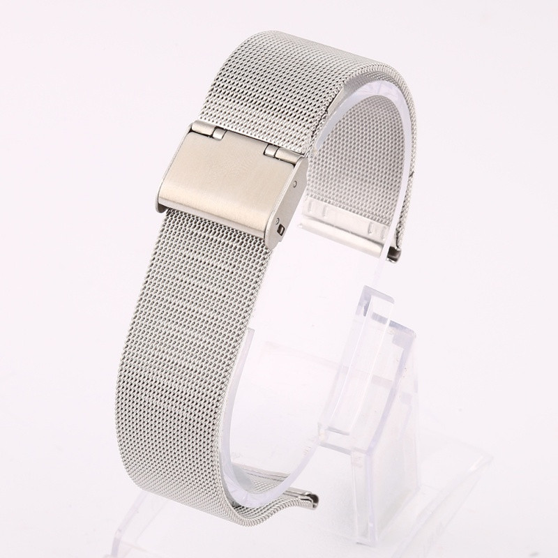 Ремінець для годинника Mesh steel design bracelet Універсальний, 22 мм. Silver