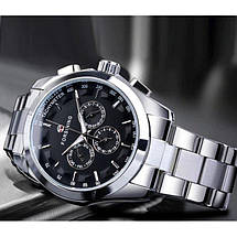 Годинник чоловічий механічний Forsining Walker Steel, фото 2