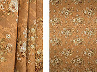 Портьерная ткань для штор Жаккард с цветочным рисунком (Interio ERT DP3305-3/150 P Pech)