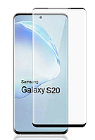 Захисне скло для Samsung G980F Galaxy S20, 0.25 mm, 3D на весь дисплей, Full Glue, колір чорний