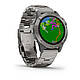 Смарт-годинник Garmin Fenix 6 Sapphire Titanium з титановим ремінцем, фото 8