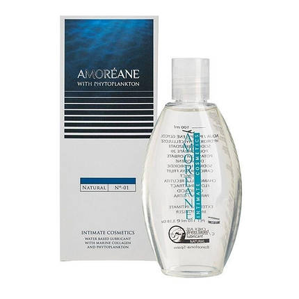 Лубрикант на водній основі з фітопланктоном Amoreane Natural, 100 мл, фото 1