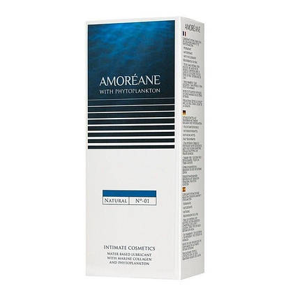 Лубрикант на водній основі з фітопланктоном Amoreane Natural, 100 мл, фото 3
