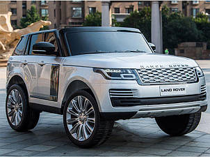 Двомісний дитячий електромобіль Джип M 4175 EBLRS-11, Land Rover, 4 мотори 35W, колеса EVA, шкіра, сірий лак