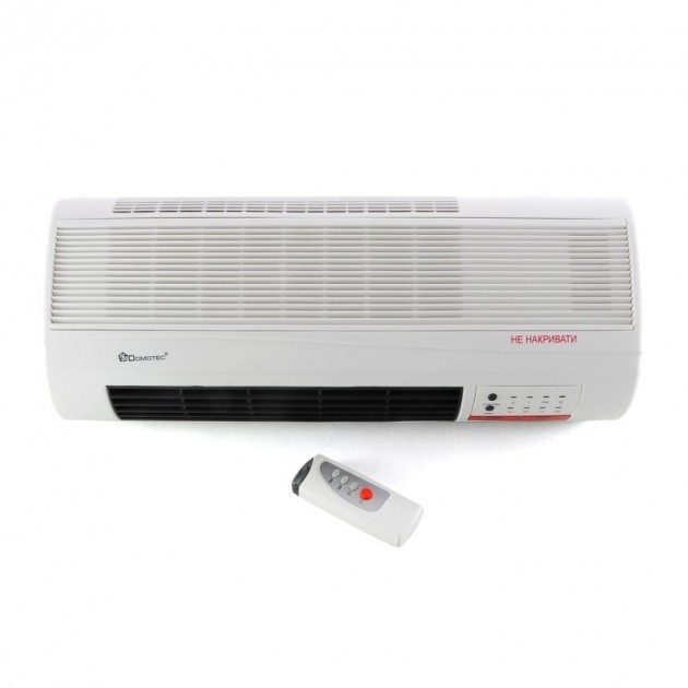 Настінний обігрівач тепловентилятор теплова завіса Domotec MS-5961 2000W White