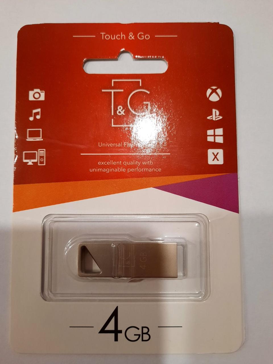 USB флеш накопичувач T&G метал серія 4GB/ TG111-4G (Гарантія 3 роки), фото 1
