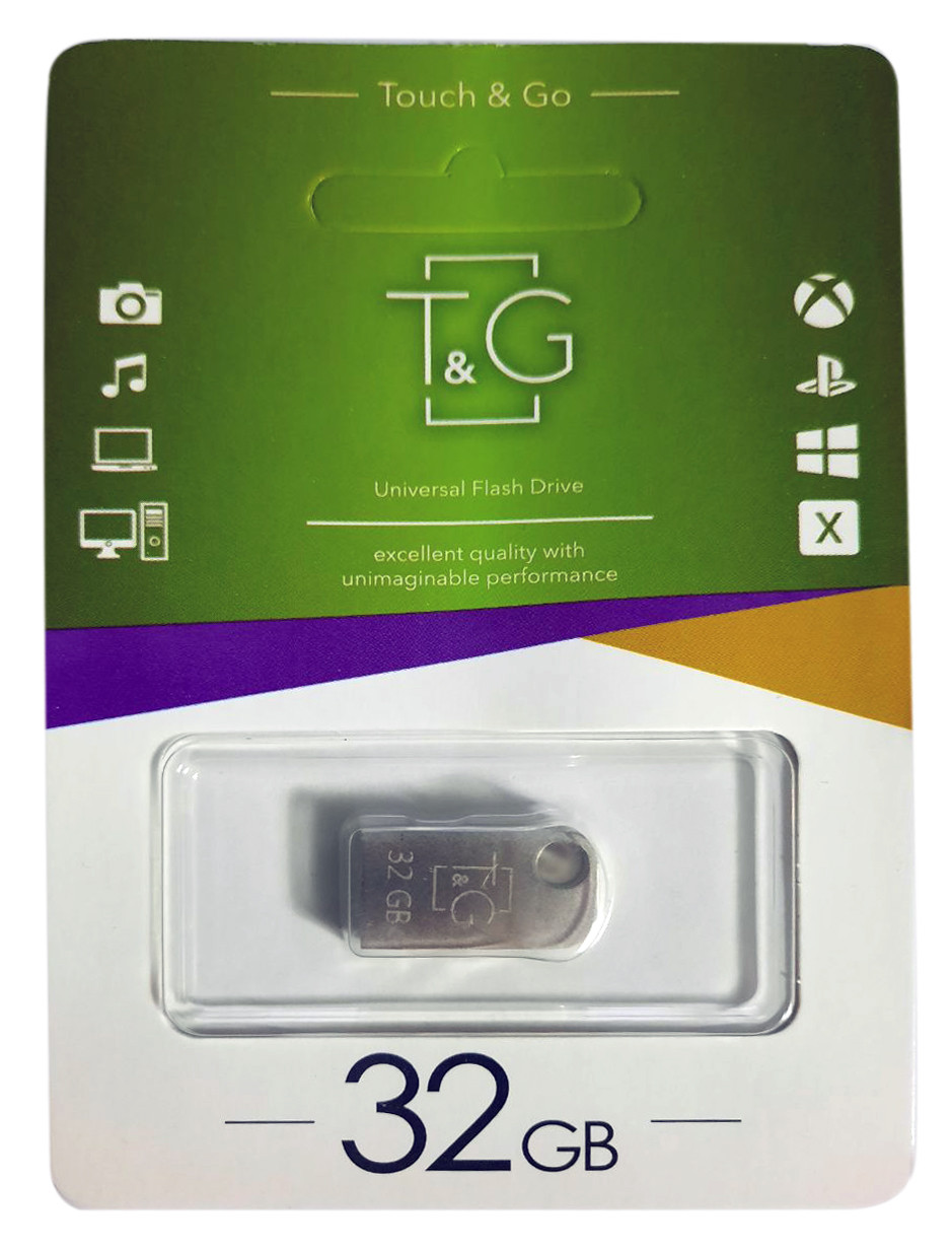 USB флешнакопичувач T&G метал серія 32 GB/TG112-32G (Гарантія 3 року)