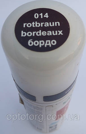 Рідка крем-фарба бордова для гладкої шкіри "Soft Liquid Cream" SALAMANDER 75 мл з воском, фото 1