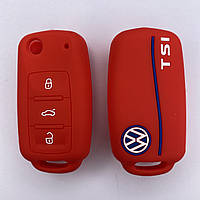 Силиконовый чехол для ключа Volkswagen Passat,Golf,Tiguan,Touareg,Polo, Jetta,Amarok,Beetle,Bora,Сaddy,Passat