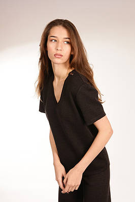 Базовий джемпер із коротким рукавом