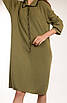 Плаття на застібці з подвійним коміром, фото 2