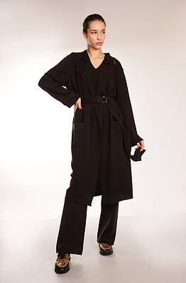 Кардиган із заходом із поясом