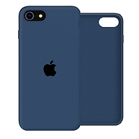 Чехол Silicone Case Full для iPhone SE2 /SE 2020 blue