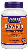 Гравиола захист від раку Now Foods Graviola 100 Caps