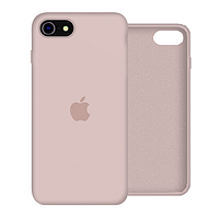 Чехол Silicone Case Full для iPhone SE2 /SE 2020 pink sand