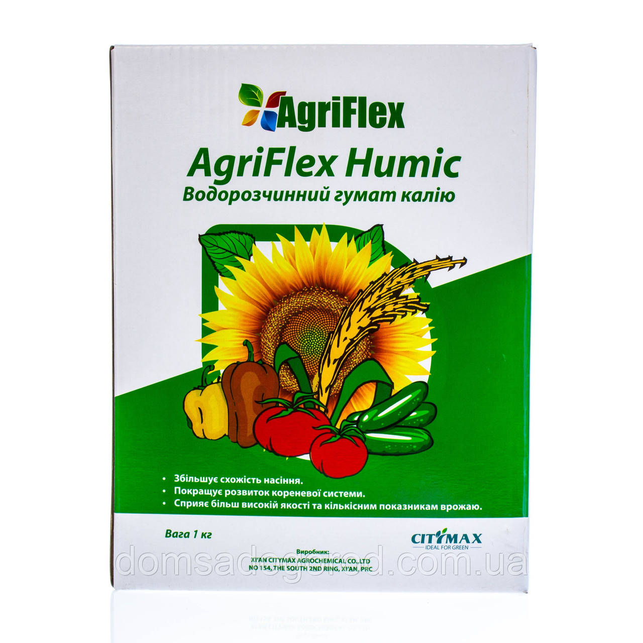 Гумат Концентрат AgriFlex Humic  |  ХЬЮМИК Агрифлекс Valagro 1 кг